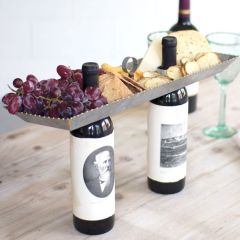 Double Bottle Topper Serving Tray