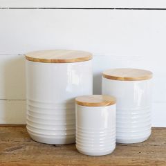 Classic Pale Canisters Set of 3