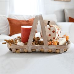 Tobacco Basket With Handle Set of 2