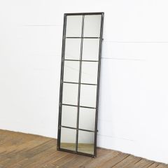 Full Length Windowpane Wall Mirror