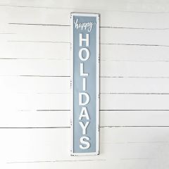 Happy Holidays Framed Tin Sign