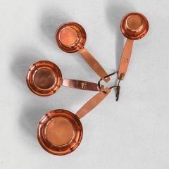 Copper Finished Measuring Cups Set of 4