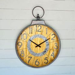 Whimsical Round Wall Clock