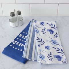 Beautiful Blues Tea Towel Collection Set of 3