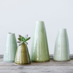 Terracotta Bud Vase Collection Set of 4