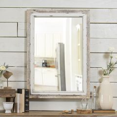Rectangular Wood Frame Mirror