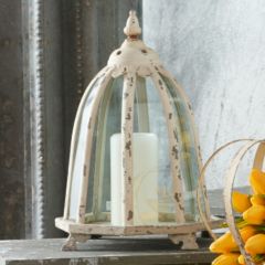 Octagonal Metal Decor Dome With Base