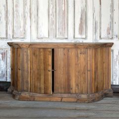 Curved Front Sideboard Cabinet