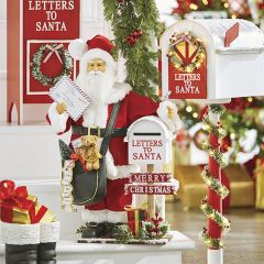 Lighted Santa Letters Mailbox