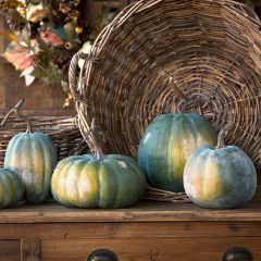 Early Green Pumpkin Collection Set of 5