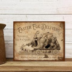 Easter Egg Delivery Canvas Wall Art