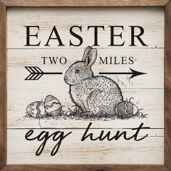 Easter Egg Hunt Framed Wall Sign