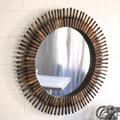 Roller Pin Wall Mirror