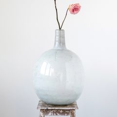 Iridescent Glass Bottle Vase