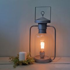 Gorgeous Glass Lantern Table Lamp