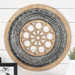 Rustic Round Wall Medallion