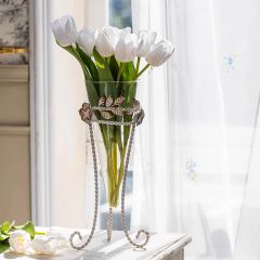Elegant Accents Flower Vase in Stand