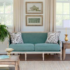 Elegant Square Back Sofa