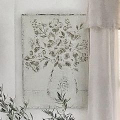 Embossed Bouquet Wall Decor