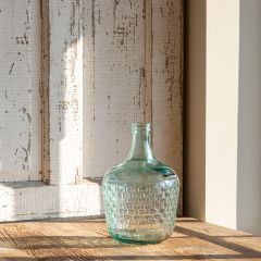 Embossed Cellar Bottle Vase, 12 Inch