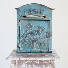 Embossed Tin Post Box