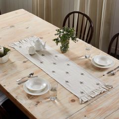 Embroidered Honey Bee Table Runner