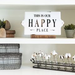 Enameled This Is Our Happy Place Sign
