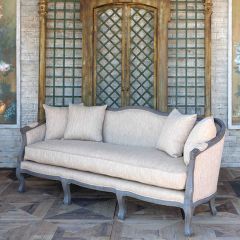 French Country Parlor Settee