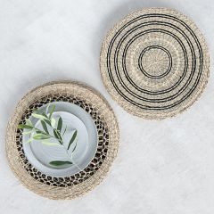 Round Seagrass Placemat Set of 2