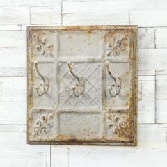 Metal Tile With Hooks