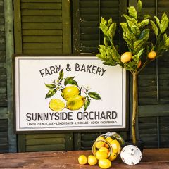 Sunnyside Orchard Farmhouse Wall Sign