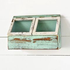 Distressed Curio Planter Box