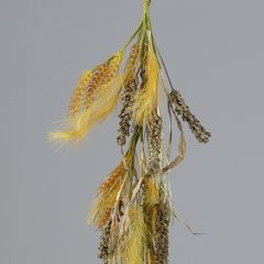 Fall Grasses With Wheat Garland