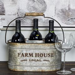 Metal Farmhouse Wine Bucket