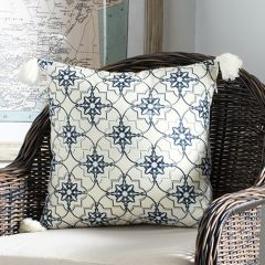 Cottage Pattern Throw Pillow
