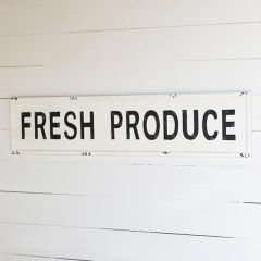 Fresh Produce Wall Sign