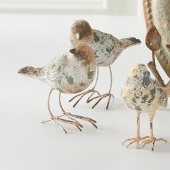 Rustic Country Bird Figures Set of 2