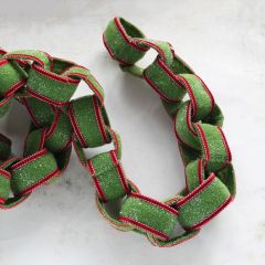 Fabric Chain Link Holiday Garland