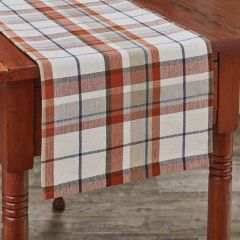 Fall Farmhouse Plaid Table Runner