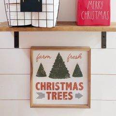 Farm Fresh Christmas Trees Wall Sign