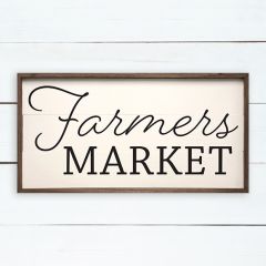 Farmers Market Framed Sign