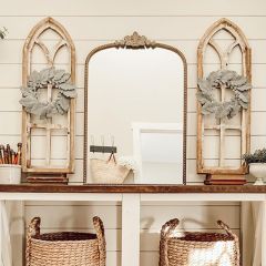 Farmhouse Arched Window Set of 2