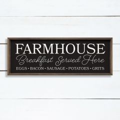 Farmhouse Breakfast Sign