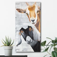 Farmhouse Goat Canvas Wall Art