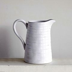 Farmhouse Ceramic Pitcher