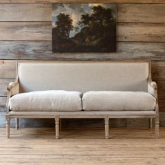 Farmhouse Chic Salon Settee