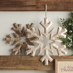 Farmhouse Christmas Snowflake Ornament