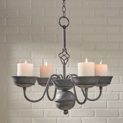 Farmhouse Classics Pillar Candle Chandelier