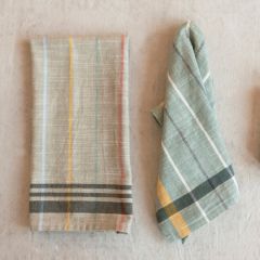 Farmhouse Color Stripe Tea Towel Set of 3