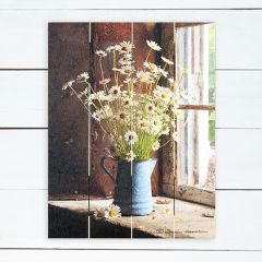 Farmhouse Floral Wood Slat Pallet Art